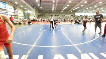 90 lbs Rr Rnd 2 - Elijah Santiago, Grit Mat Club Blue vs Cole Littman, Broad Axe White