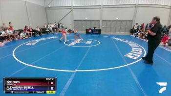 152 lbs Semis & 3rd Wb (16 Team) - Zoe Fries, Idaho vs Alexandria Bissell, South Dakota Blue