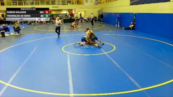 149 lbs Round 5 (6 Team) - Fabian Salazar, Triton College vs Thawbaan As-Sidiq, Andrew College