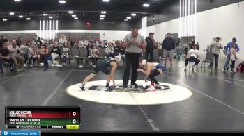 65 lbs Round 2 (8 Team) - Kruz Moss, West Virginia vs Wesley LeCroix, Zeus Wrestling Club