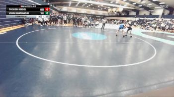 197 lbs Semifinal - Tucker Seidel, Messiah vs John Santowski, Washington And Lee
