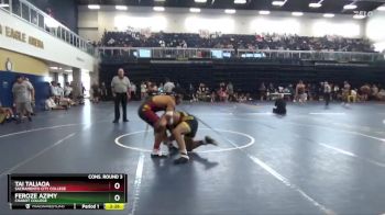 197 lbs Cons. Round 3 - Feroze Azimy, Chabot College vs Tai Taliaoa, Sacramento City College