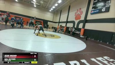 144B Round 3 - Jesse Brown, Greybull/Riverside vs Ben Snyder, Wind River