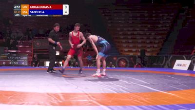 67kg - Alejandro Sancho, USA vs Adomas Grigaliunas, LTU