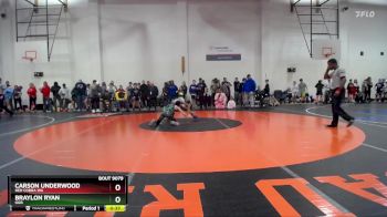 106 lbs Quarterfinal - Braylon Ryan, GGB vs Carson Underwood, Red Cobra WA