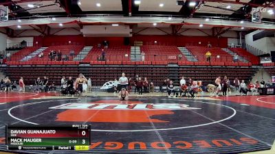 125 lbs Cons. Round 3 - Davian Guanajuato, SIUE vs Mack Mauger, Missouri