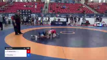 44 kg Quarters - Joel Friederichs, No Nonsense Wrestling vs Zaiyahn Ornelas, Team Zapas Wrestling Club