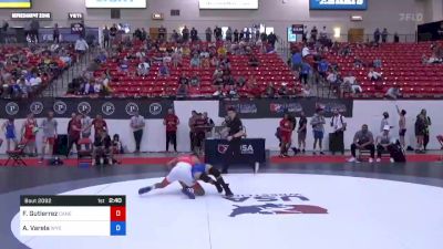 57 kg Rnd Of 32 - Fabian Gutierrez, Cane Nation Wrestling Club vs Alfredo Varela, Wyoming