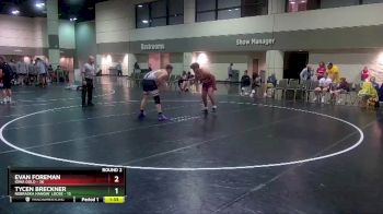 220 lbs Round 2 (8 Team) - Evan Foreman, Iowa Gold vs Tycen Breckner, Nebraska Hangin` Loose