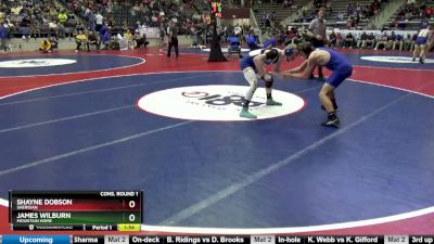 5A 150 lbs Cons. Round 1 - Shayne Dobson, Sheridan vs James Wilburn, Mountain Home