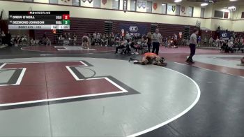 165 lbs Cons. Round 1 - Dezmond Johnson, Waterloo East vs Drew O`Neill, Solon