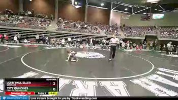 46 lbs Semifinal - Tate Quinones, Canyon View Falcons vs John Paul Eller, Westlake