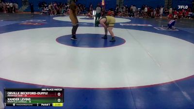 285 lbs Placement (4 Team) - Xander Levins, Knoxville Catholic vs Orville Beckford-Duffus, Mountain View
