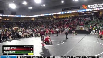 182 lbs Quarterfinal - Watson Krob, 4-Mount Vernon vs Jagger Luther, 5-Creston