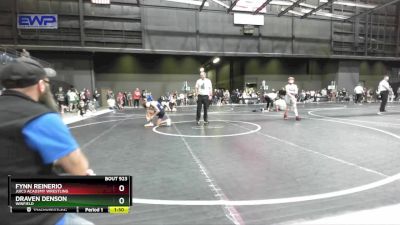 105 lbs Quarterfinal - Fynn Reinerio, JUIC3 ACAD3MY WRESTLING vs Draven Denson, Winfield