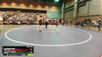 126 lbs Champ. Round 1 - Jackson Iber, Desert Vista vs Madoc Young, Placer