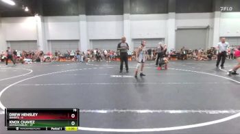 78 lbs Round 2 (10 Team) - Knox Chavez, Untouchables vs Drew Hensley, Bandits