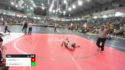 78 lbs Round Of 16 - Liam Bunting, Steel City Reloaded vs Nathaniel Candelaria, Bear Creek Jr. Wrestling