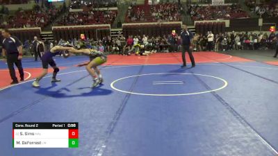 137 lbs Cons. Round 2 - Straud Sims, Malta vs Malachi DeForrest, Laurel Matburners