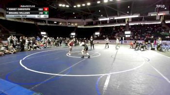 Girls 135 lbs Cons. Semi - Kinsey Christoph, Omak (Girls) vs Brianna Williams, Lynnwood (Girls)