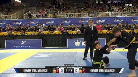 Graysen Steele Villalvazo vs Gage Jaxon Benfield 2026 Pan Kids Jiu-Jitsu IBJJF Championship