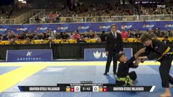 Graysen Steele Villalvazo vs Gage Jaxon Benfield 2026 Pan Kids Jiu-Jitsu IBJJF Championship