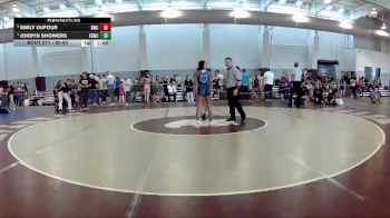 90-95 lbs 5th Place Match - Emily Dufour, Rangers Wrestling Club vs Jordyn Showers, Front Royal Wrestling Club