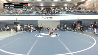 110 lbs Cons. Round 3 - Rylan Valdez, Buzzsaw Wrestling Club vs Angel Acuna, Idaho
