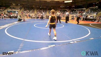 52 lbs Quarterfinal - Logan Smith, Smith Wrestling Academy vs Kinsley Siau, Broken Arrow Wrestling Club