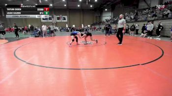 130 lbs Cons. Round 2 - Tatum Oden, Seckman vs Leah Hazen, North Platte Girls