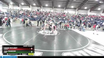 175 lbs Champ. Round 1 - Chase McCurdy, Uintah vs Max Francom, Orem