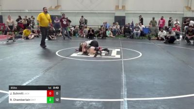 85 lbs Pools - Jake Schmitt, Jacket W.C. vs River Chamberlain, Dayton Bandits - Gray