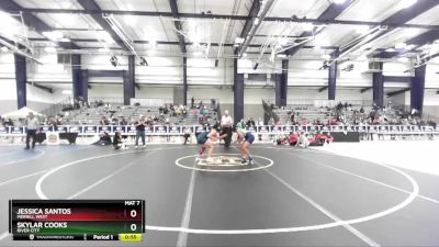 140 lbs Cons. Round 4 - Jessica Santos, Merrill West vs Skylar Cooks, River City