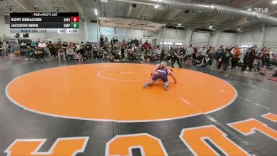 215 lbs Champ. Round 1 - Rory DeBacker, Holy Family vs Jackson Berg, Chaparral