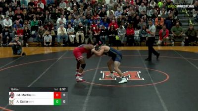 184 lbs Dual - Myles Martin, Ohio State vs Anthony Cable, Navy
