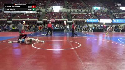 95 lbs Cons. Semi - Jax Miles, Team Champs vs Crew O`Connor, Butte Wrestling Club