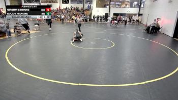 125 lbs Champ. Round 1 - Quinton Simmons, Lourdes vs Kolton Ploughe, Manchester