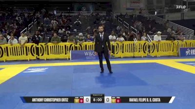 Rafael Felipe B. S. Costa vs Anthony Christopher Ortiz 2025 Pan IBJJF Jiu-Jitsu No-Gi Championship