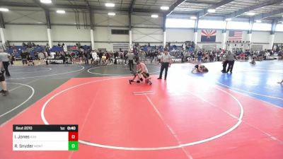 132 lbs Consi Of 16 #1 - Ian Jones, Ichiban WC vs Rusty Snyder, Montezuma Cortez