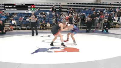 75 lbs Cons. Rd Of 16 - Emiliano Cid, Toss Em Up Wrestling Academy vs Gus Korniak, Bulldog Wrestling Club
