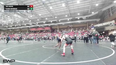 73 lbs Quarterfinal - Bo Davis, Honey Badger vs Kash Riveros, WTC