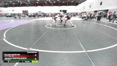 126A Quarterfinal - Brogan Bartholomew, Chaparral vs Dylan Hamilton, Deer Creek (ED)