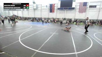 46 lbs 5th Place - Brexten Beebe, Iron County Wr Ac vs Christopher Edwards, New Mexico Outlaws