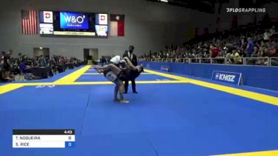 TALITA NOGUEIRA vs SARAH RICE 2021 World IBJJF Jiu-Jitsu No-Gi Championship