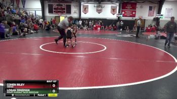 Cons. Semi - Cohen Riley, WBNDD vs Logan Dingman, Mount Pleasant Youth Wrestling