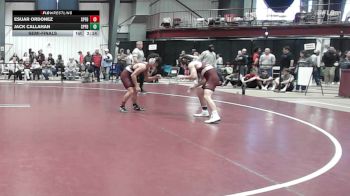 133 lbs Semifinal - Esuar Ordonez, Springfield vs Jack Callahan, Springfield