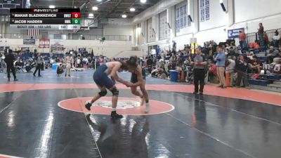 165 lbs Consi Of 8 #2 - Makar Blazhkkevich, Newington vs Jacob Hadden, New Milford