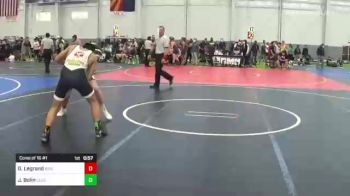 126 lbs Consi Of 16 #1 - Gunnar Legrand, Bridge City Combat vs Jacob Bolin, Legends Of Gold