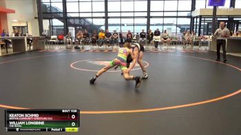 J-12 lbs Cons. Semi - William Longbine, The Royal vs Keaton Schmid, Benton Community Wrestling Clu