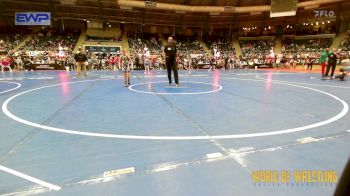 60 lbs Consi Of 4 - Kaden Decker, Henryetta Knights Wrestling Club vs Bentley Newman, Illinois Valley Youth Wrestling